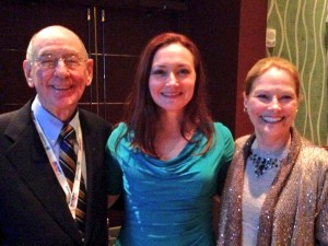 With Carol Heiss and Hayes Jenkins