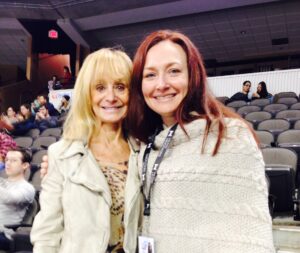 Cindy Caprel and Allison Manley for the manleywoman skatecast, a figure skating podcast