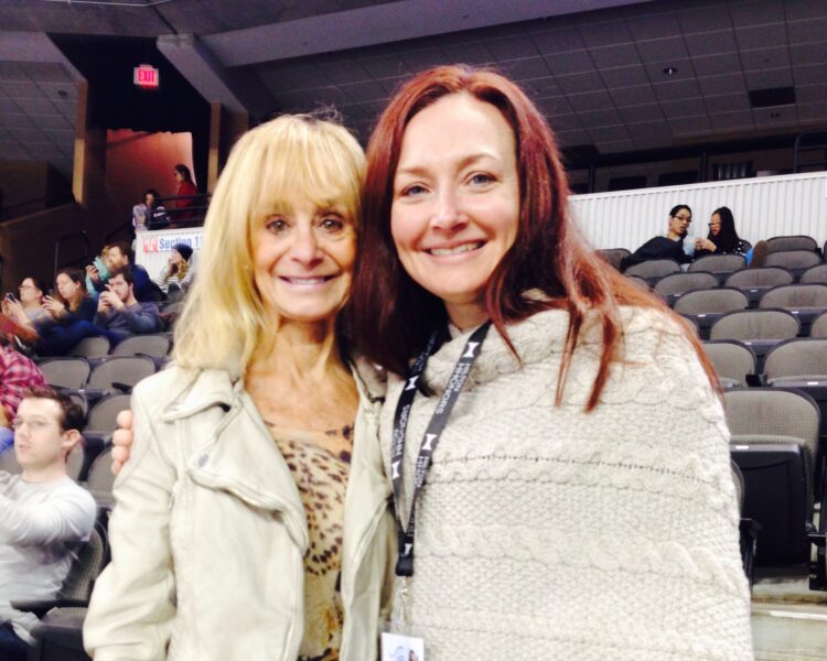 Cindy Caprel and Allison Manley for the manleywoman skatecast, a figure skating podcast