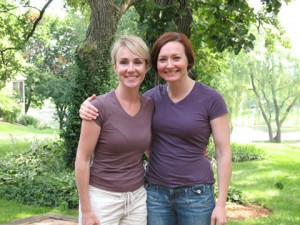 Allison Manley and Susie Wynne in a photo for the manleywoman skatecast, a figure skating podcast