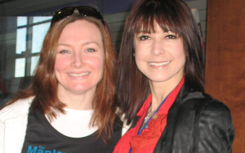 Charlene Wong and Allison Manley for the manleywoman skatecast, a figure skating podcast