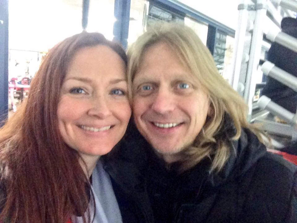 Allison Manley and Josef Sabovcik in a photo for the manleywoman skatecast, a figure skating podcast